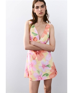 Сарафан мини хлопковый с принтом Befree