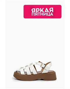 Босоножки кожаные Abricot