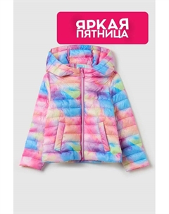 Куртка утепленная с капюшоном и принтом Ovs