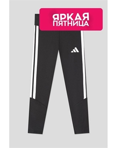 Легинсы с фирменной полосой и логотипом Adidas