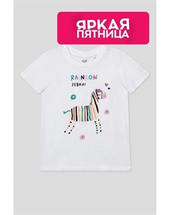 Футболка хлопковая с принтом Ovs