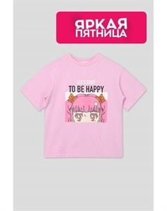 Футболка хлопковая с принтом Gioco