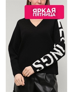 Пуловер с V-образным вырезом Comma casual identity