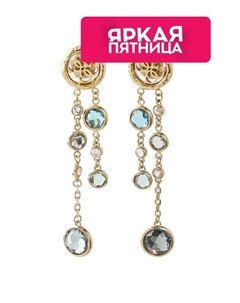 Серьги с кристаллами Guess