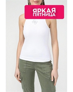 Майка с декором из страз Guess