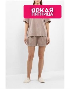 Пижама хлопковая из футболки и шорт Hugo