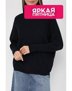 Хлопковый пуловер с воротником свободного кроя Esprit casual