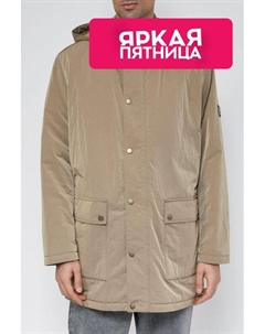 Водоотталкивающее полупальто со съемным капюшоном Hugo