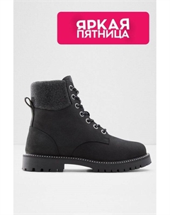 Кожаные ботинки с декором из страз Aldo