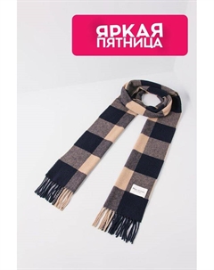 Шарф из смесовой шерсти в клетку Marc o'polo