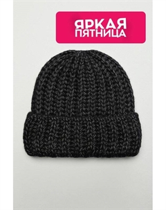 Вязаная шапка фактурной вязки Canoe