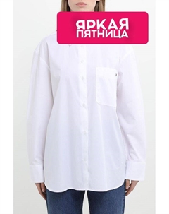 Блуза хлопковая с карманом Tommy hilfiger