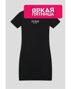 Платье трикотажное с логотипом Guess