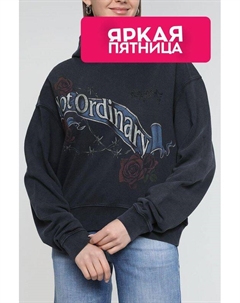 Хлопковое худи с принтом Replay