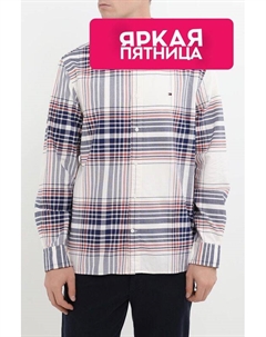 Рубашка хлопковая в клетку Tommy hilfiger