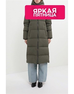 Пуховик удлиненного кроя с капюшоном Marc o'polo