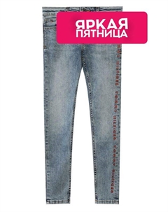 Джинсы с вышитым логотипом Tommy hilfiger