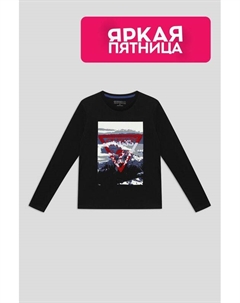 Лонгслив хлопковый с принтом Guess