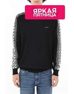 Джемпер хлопковый с принтом Guess