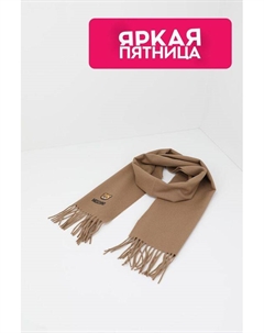 Шарф шерстяной с логотипом Moschino