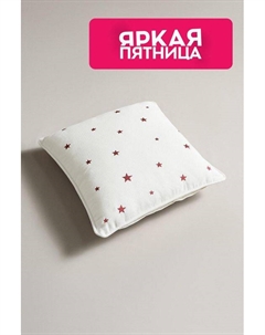 Подушка декоративная с вышивкой Stars Red Coincasa
