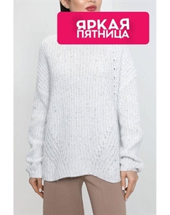 Вязаный пуловер из смеси хлопка и шерсти Comma,