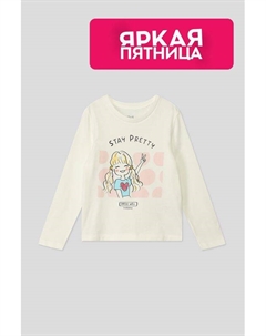 Хлопковый лонгслив с принтом Ovs