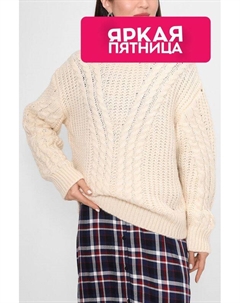 Вязаный пуловер с узором косами Pepe jeans