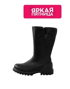 Сапоги кожаные с пряжкой Ecco