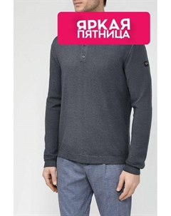 Шерстяное поло с длинным рукавом Paul & shark