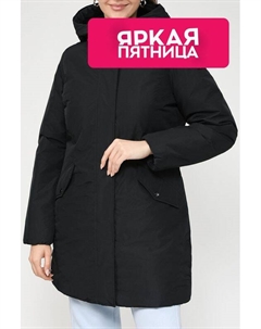 Утепленное пальто с капюшоном Geox