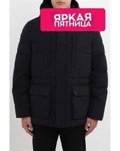 Куртка утепленная с капюшоном и накладными карманами Bugatti