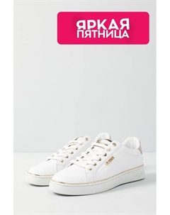 Кожаные кеды Guess