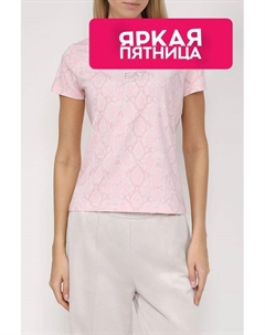 Футболка с анималистичным принтом Ea7