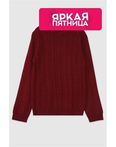 Шерстяной джемпер фактурной вязки Wool & cotton