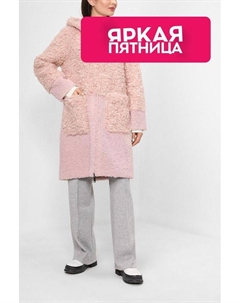 Плюшевое пальто с капюшоном Diego m