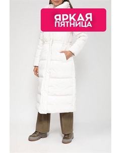 Утепленное пальто с капюшоном Geox