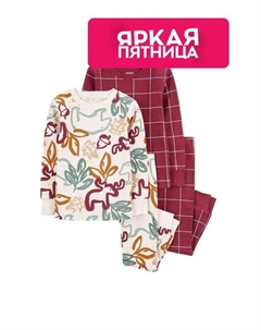 Комплект из двух хлопковых пижам Carter`s