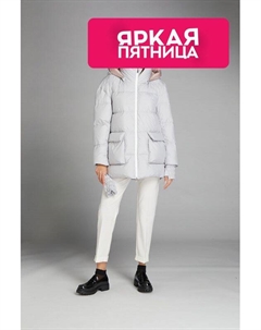 Пуховик с капюшоном и карманами Diego m