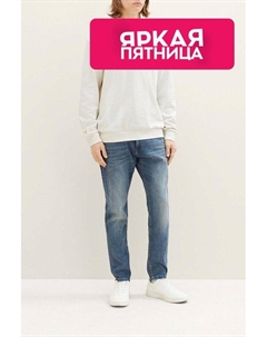 Джинсы с эффектом потертости Tom tailor