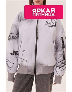 Куртка-бомбер с принтом Na Rayone Eve&esther