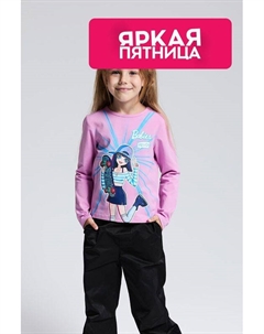 Лонгслив хлопковый с принтом Mimimoda