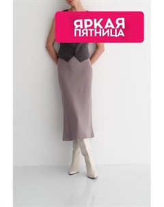 Юбка миди полуприлегающего силуэта Laroom
