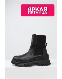 Полусапоги челси кожаные Hugo