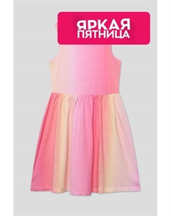 Платье хлопковое без рукавов с принтом Ovs