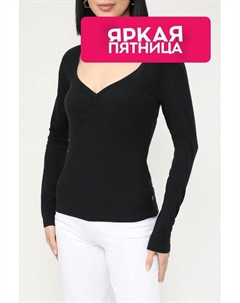 Лонгслив хлопковый с вырезом Levi's®