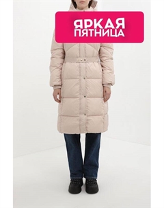 Пуховик удлиненный с поясом Comma,