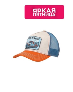 Бейсболка хлопковая с сетчатыми вставками Stetson