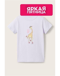 Футболка хлопковая с принтом Tom tailor