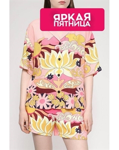 Рубашка с принтом и коротким рукавом Scotch&soda